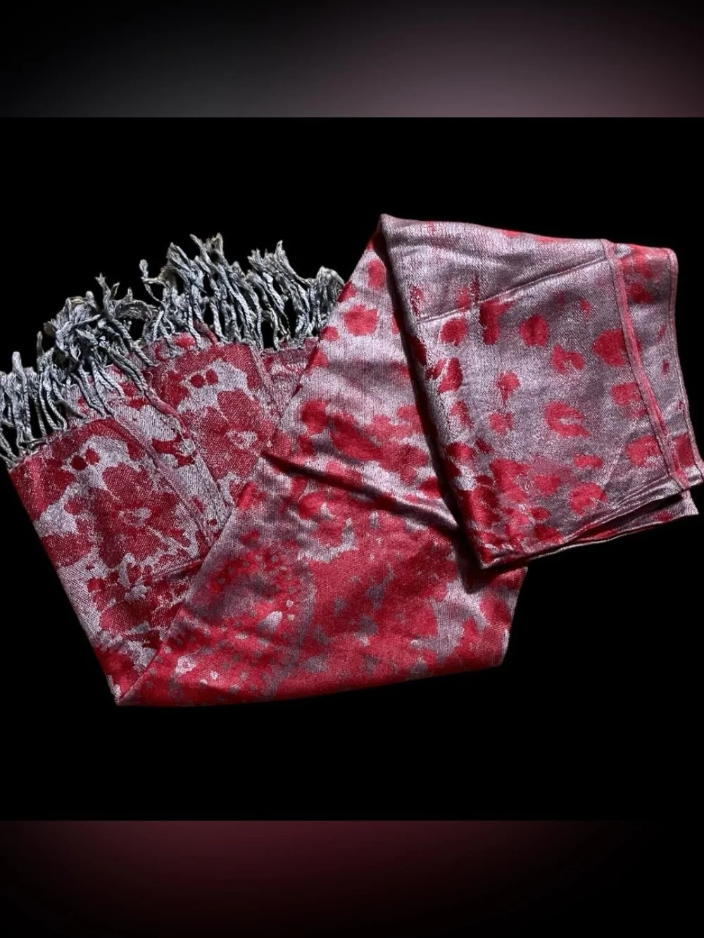 Women's Pashmina Shawl Wrap Reversible Scarf Fringe Scarf
